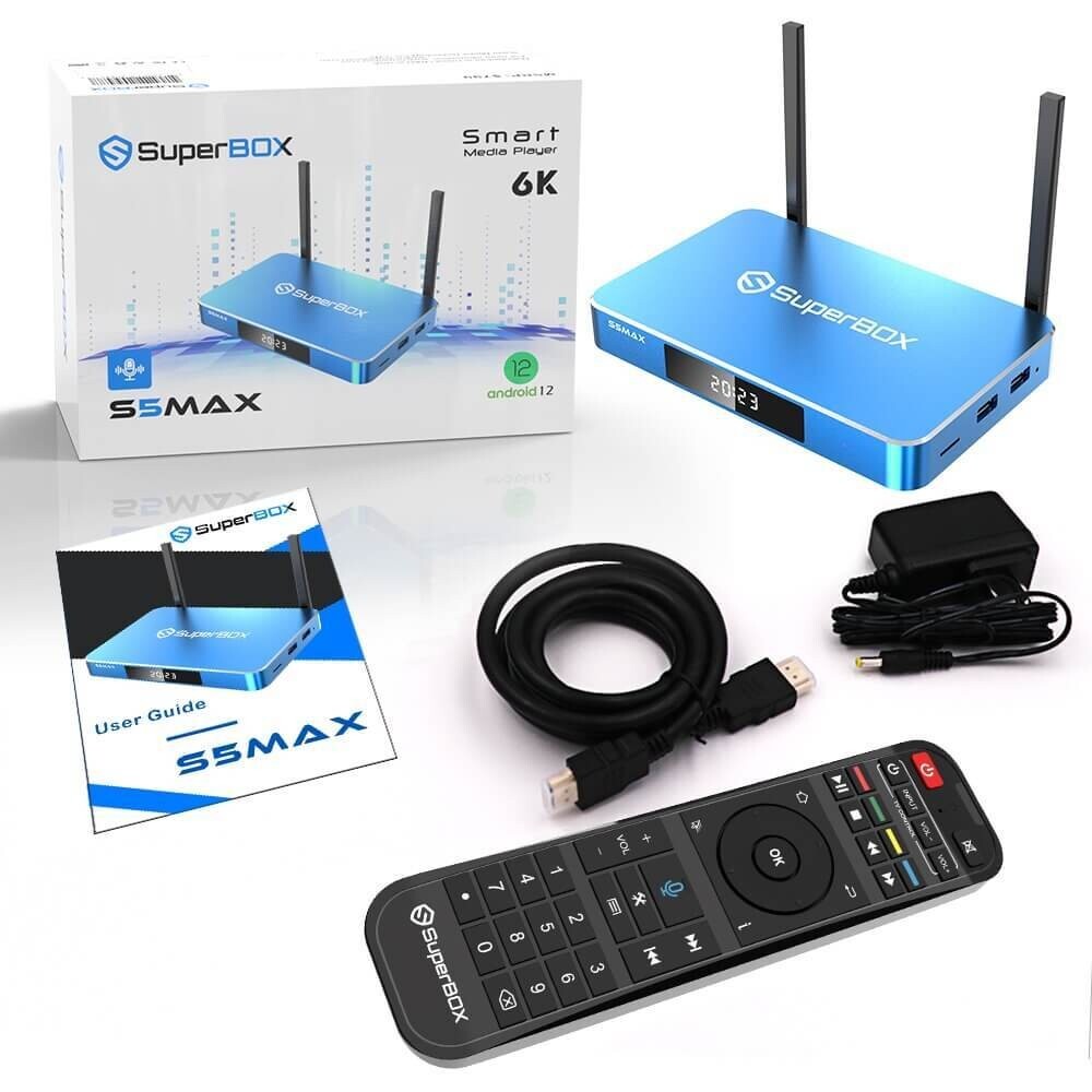 SuperBox S5 Max Bundle Deal | Plug N’ Play No Set-up | FREE 2 DAY UPS SHIPPING