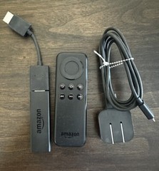 Amazon Fire Stick 1st Generation W87CUN With Remote Charging Cable & Dongle