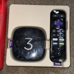 Roku 3 3rd Generation Media Streamer 4230R Black. Smoke Free Environment