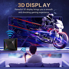 5G Media Player 8K HDMI Android 14.0 TV Box Smart Stream WIFI 6 Quad Core 4G+64G