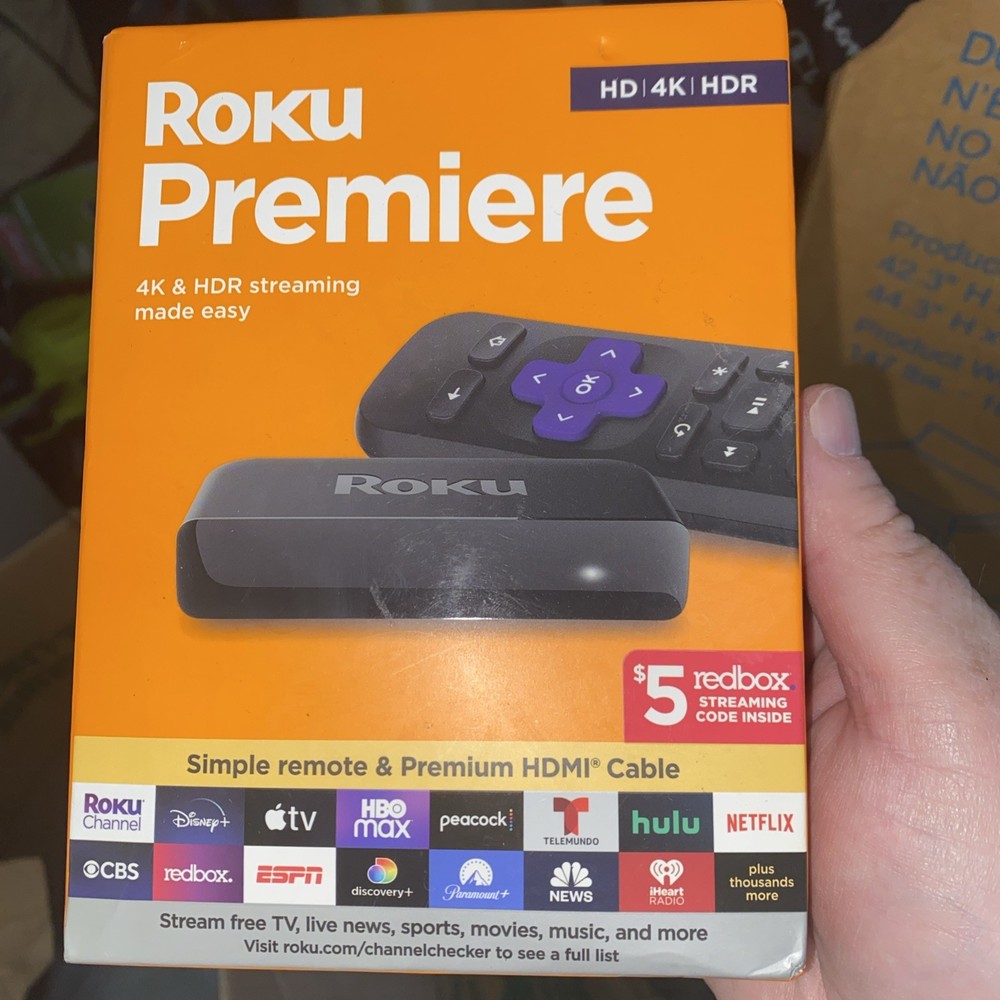 Roku Premiere Media Streamer – 3920R (Black)