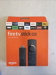 Amazon Fire TV Stick Lite HD Media Streamer with Alexa Voice Remote Lite – Black