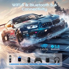 Easytone Android Tv 2026 Android 14 Tv Support 4K 8K Wifi 6 2.4G/5.8G Dual-Band