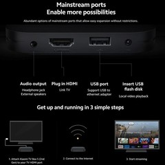 4K UHD Android TV Box, Dolby Vision Atmos, DTS:X, WiFi 6, 2GB+32GB, HDMI 2.1, Vo
