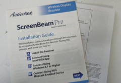 Actiontec ScreenBeam Pro w/VGA Adapter Display Receiver SBWD100VGA02