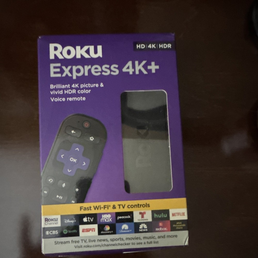 Roku Express 4K+ Streaming Media Player in Black