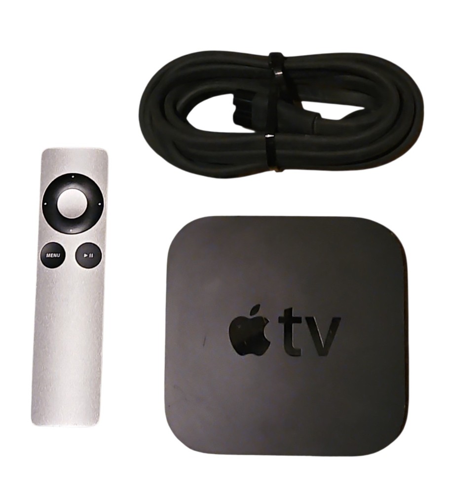 Apple TV 3rd Gen A1469 Streams 1080p Tested Working With Power Cable and Remote