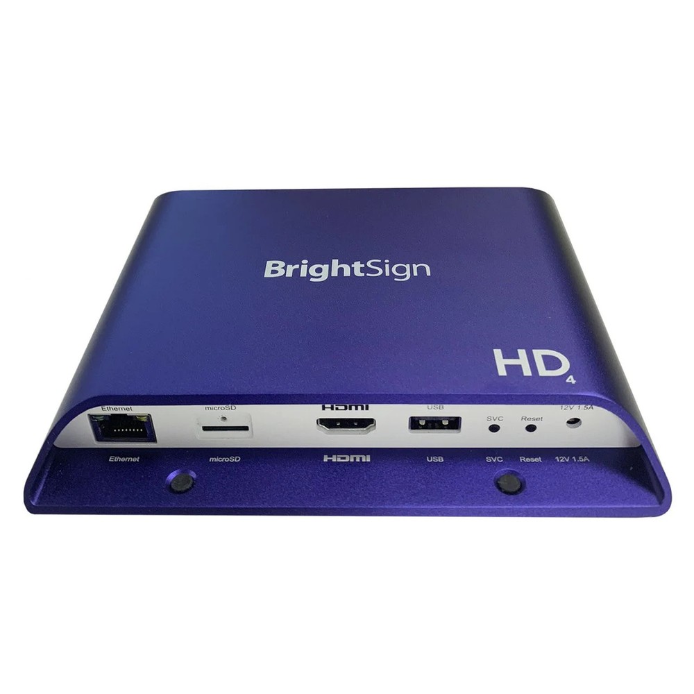 BrightSign HD1024 H.265 Full HD HTML5 Player with Expanded I/O Package