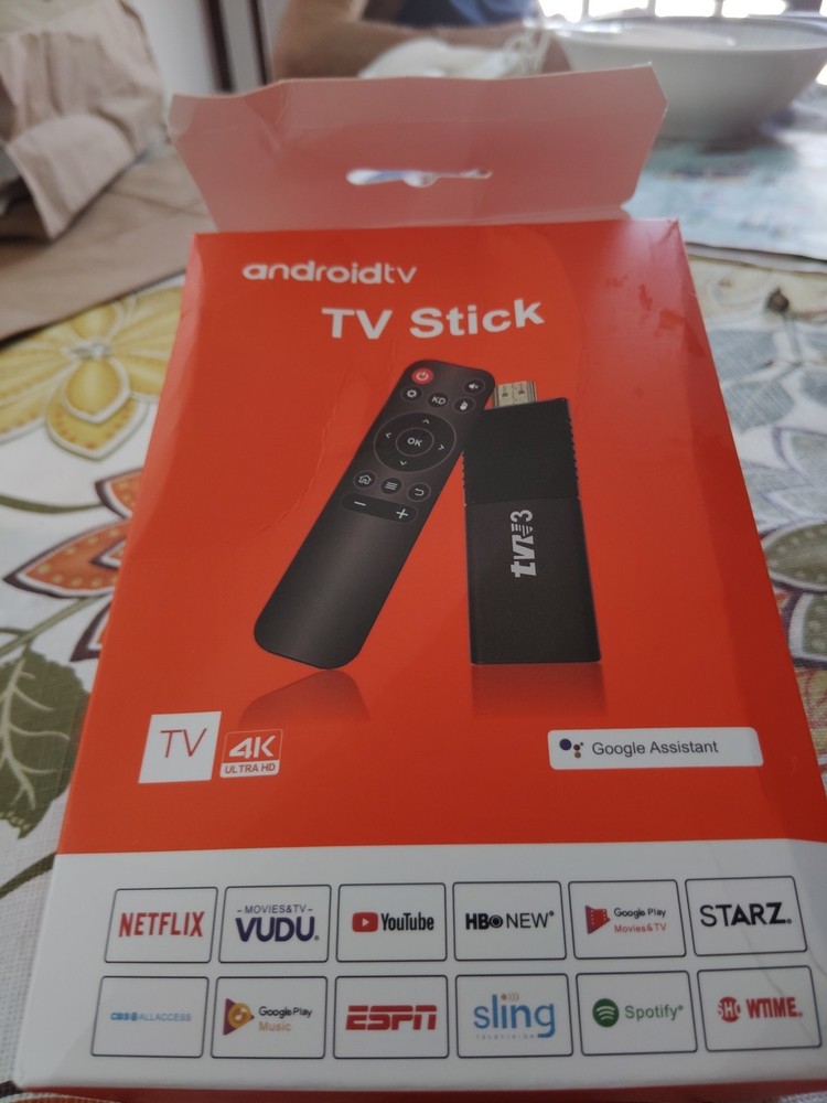 TV Android Stick Android 14 8gb 128gb 4k ultra HD