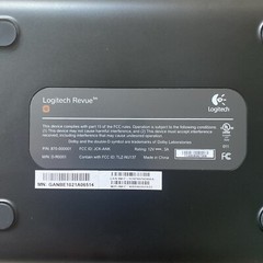 Logitech Revue D-R0001 Black Wireless Wi-Fi HDMI with Google TV Media Streamer