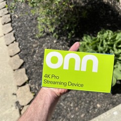 onn 4K Pro Streaming Device Google TV 4K Ultra HD, Voice Control, Dolby Vision,…