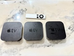 3 X GENUINE Apple TV 3rd Gen A1427 and A1469 Digital HD Cable & Remote