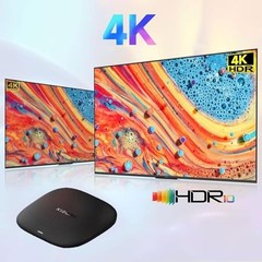 4K UHD Android TV Box, Dolby Vision & DTS:X, WiFi 6, 2GB RAM, 32GB Storage, Voic