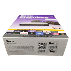 New Roku Premiere 4K/HDR Streaming Media Player with HDMI Cable & Remote