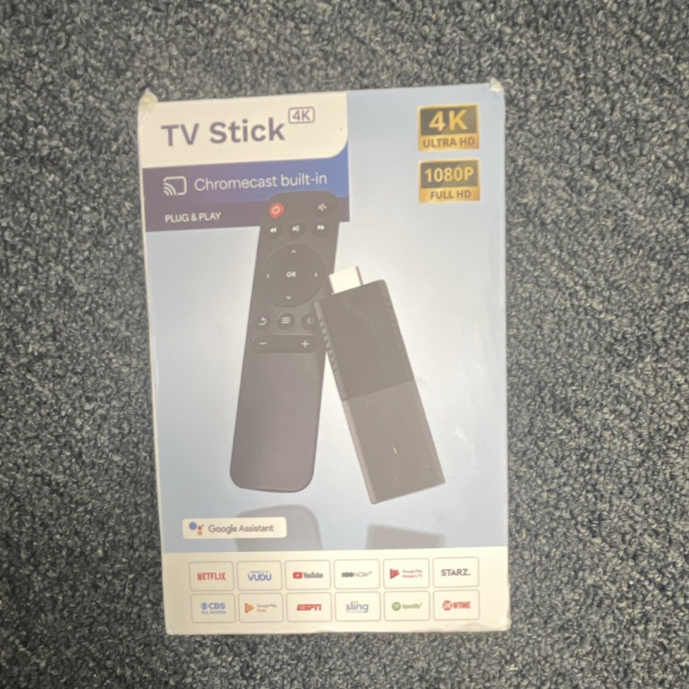 TV Stick 4K Chromecast Built-in Media Streamer, Google Assistant, Android, HDMI…