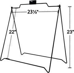2 Pack 22″x18″ Sidewalk Sign A-Frame Stand for Real Estate Open House