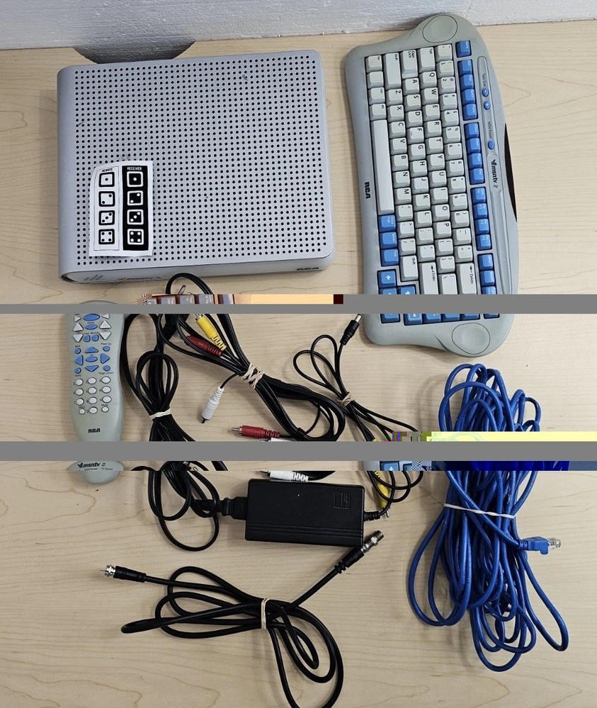 RCA MSNTV 2 RM4100 Internet and Media Player Keyboard Remote Untested