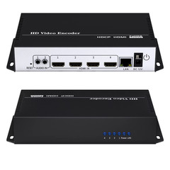 Alone Quad H.265 HEVC H.264 Transmitter Live Streaming Broadcast 4in1 RTSP SRT 4