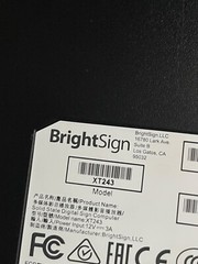 Brightsign XT243 – Including PSU