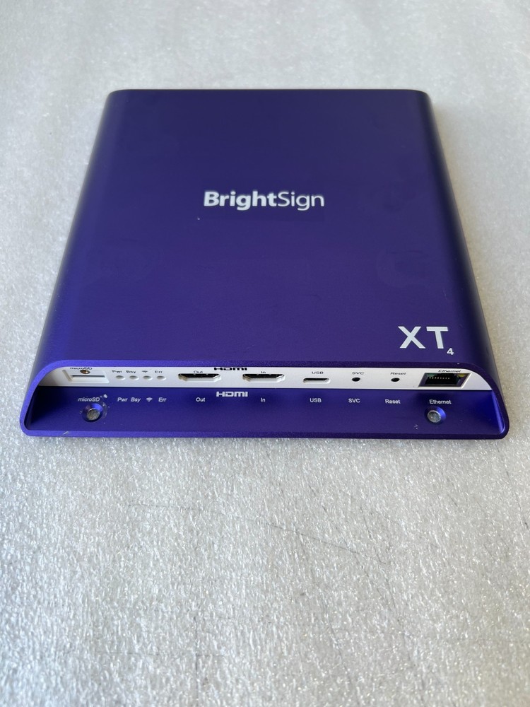 BrightSign XT1144 Series Expanded I/O Network Media Player