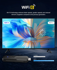 Global Version Android TV Stick Mortal Q8 Voice Remote Android14 8K4K Video Wifi