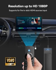 ZUCWO FireDrive Link -Wired CarPlay to HDMI Converter for Fire TV Stick, Car …