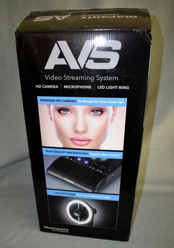 Marantz AVS Portable Podcast Remote Work USB Audio Video Stream Broadcast System