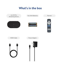Onn 4k Pro Streaming Device, Google Tv With Gemini (NEW 2026 Model). 32GB Stora