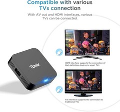 Effortless 4K Streaming with Android 10.0 Mini TV Box – 2GB RAM Supported