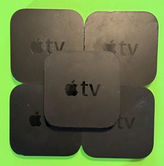 LOT OF 5 Apple TV 3rd Gen A1469 & A1427 Digital HD Media Streamer Power Tested