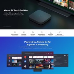 Xiaomi TV Box S 2nd Gen 4K HDR Google TV Streaming Player 2GB+8GB EU