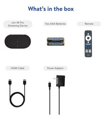 onn 4K Pro Streaming Device, Google TV with Gemini (NEW 2026 Model) – Ultra-fast