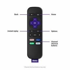 Roku Express 3930R 5X More Powerful HD Media Streamer – Black Latest Edition