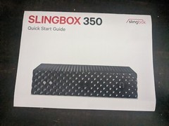 Package/Manual Only – Sling Media Slingbox 350 Digital HD Media Streamer Box