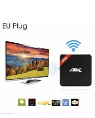 TV Box Android H96 4 CORE – 4K UCD – Android 7.0 – DDR 2GB + EMMC 8GB