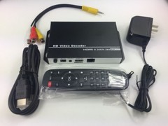 H.265/ H.264 4K HDMI+AV /CVBS /RCA Top Box & PC Transmitter IP Video Decoder