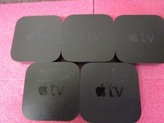 LOT OF 5 APPLE TV MODEL 2) A1378, 2) A1427, and 1) A1469 – UNITS ONLY