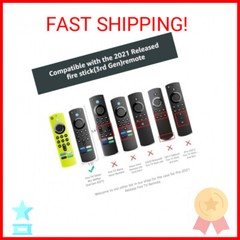 (2 Pack) Fire Stick Remote Cover 3rd Gen with Alexa Voice Remote,Fire TV Remote