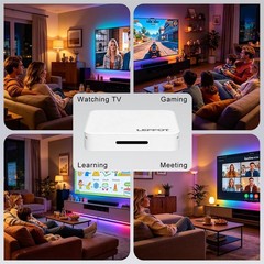 Android TV Box 4K Ultra HD Streaming Device WiFi 6 Remote TV Smart Media Player