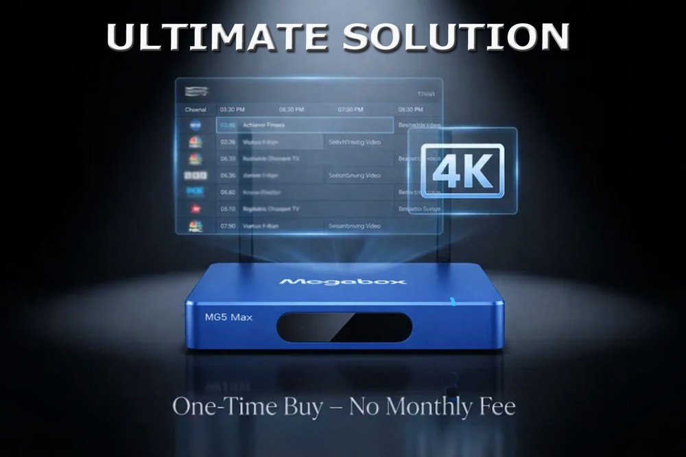 NEW MAGABOX MG5 MAX- STREAM 4K | VOD | MOVIES | SERIES | SPORTS | Fast USA Ship