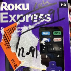 Roku Express HD Streaming Media Player – Black