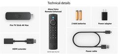 AMAZON FIRE TV Stick 4K MAX, Wi-Fi 6E, 2.0 GHz, 16GB/ALEXA Voice Remote Enhanced