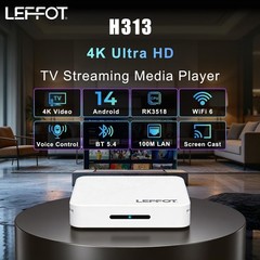 Android TV Box 4K Ultra HD Streaming Device WiFi 6 Remote TV Smart Media Player