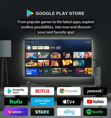 Mortal Android 14 TV Stick Full HD 4K 1080P Wifi 6 Google Voice NETFLIX Youtube