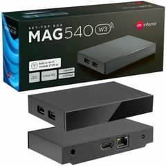 Brand NEW 2024 infomir MAG540W3 / 600Mbps WiFi 4K LINUX IPTV Set-Top-Box player