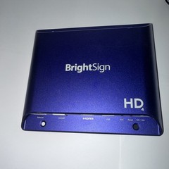 Brightsign HD1024 Full HD Expanded I/O HTML5 Player – ￼ Purple With Power Cable