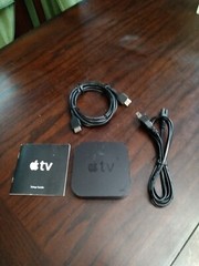 Apple TV A1378 2nd Gen Used No remote Tested Working Power + HDMI Cords Included