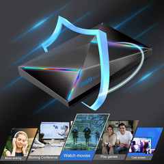 5G Media Player 8K HDMI Android 14.0 TV Box Smart Stream WIFI 6 Quad Core 4G+64G