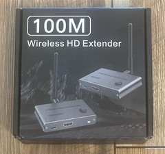 NEW 100M Wireless HD Extender Transmitter Receiver Wireless Cast to TV Projector