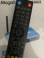 New 2026 Magabox MG5 MAX + Backlit Remote – 8k UHD, 128GB – Voice Command – DVR